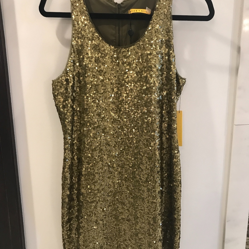 Alice and Olivia Sequin Dress