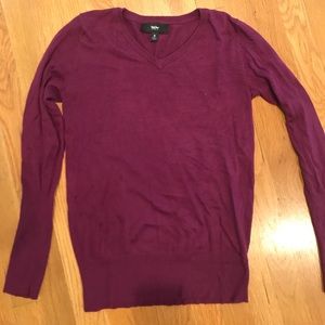 Massimo purple v-neck sweater