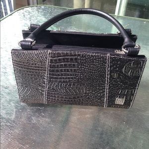 Miche classic black bag and pewter shell