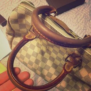 LV Damier Azur Speedy 25
