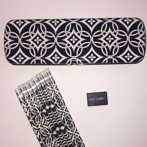 Vera Bradley Pencil Case w/ Pencils