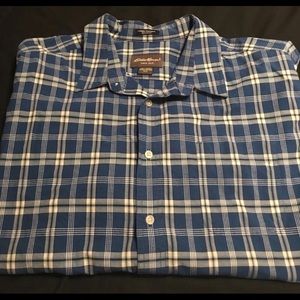 EUC Eddie Bauer XXL short sleeve button down