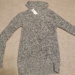 Black and white sweater