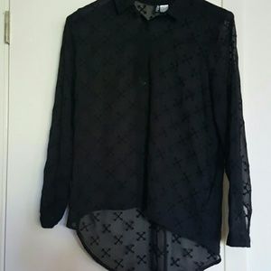 Sheer blouse. NWOT