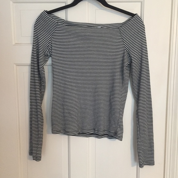 zara black off the shoulder top