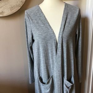 Lularoe Gray Sarah Medium EUC
