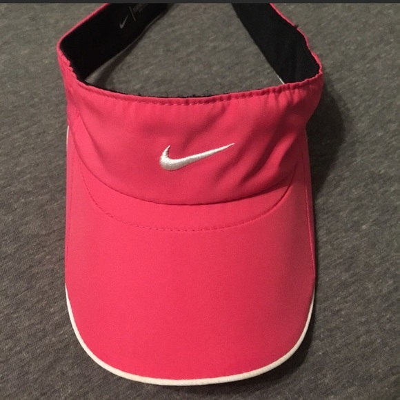 hot pink nike visor