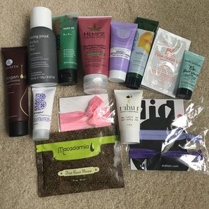 Hair care sample LOT- Living Proof, Bumble, & More