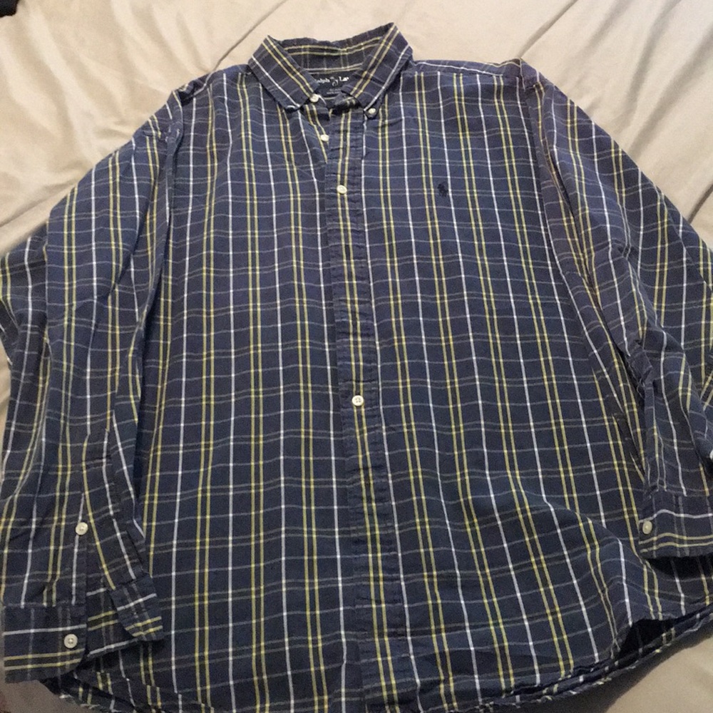 Polo men's long sleeve button down