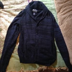 Men's button down sweater