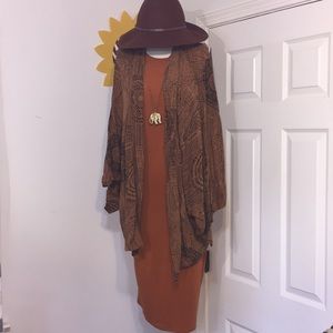 Mossimo tribal multi style vest/kimono