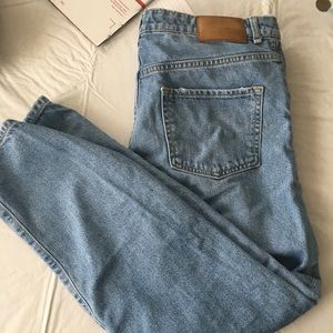 light washed zara boyfriend jeans
