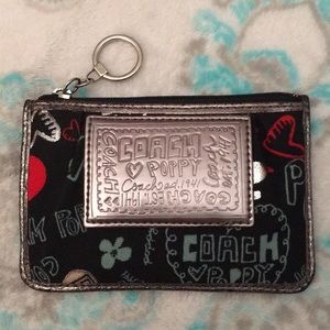 Coach Poppy Card Holder/Wristlet
