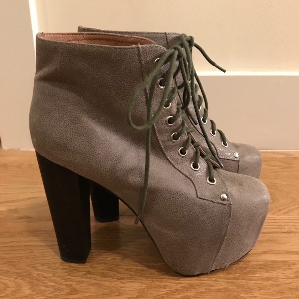 💕✨SALE✨💕 Jeffrey Campbell Lita Boots in Grey