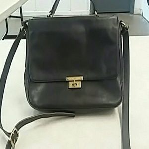 Used black Fossil purse