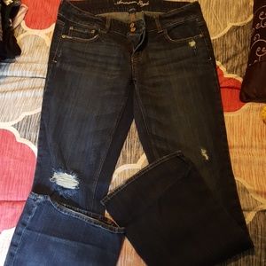 American Eagle distressed Artist Jeans