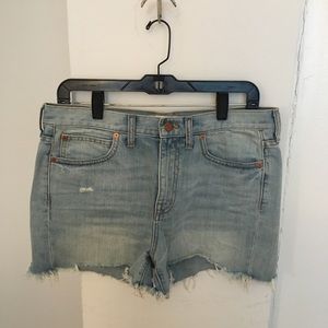 Madewell jean shorts
