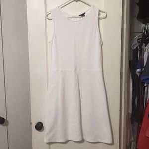 Theory White A-Line Dress