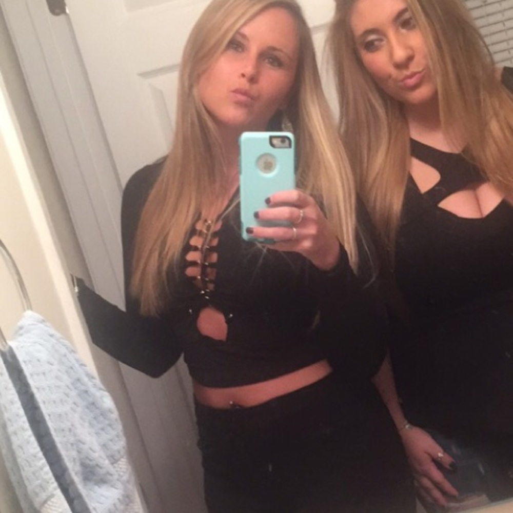 Forever 21 back crop top