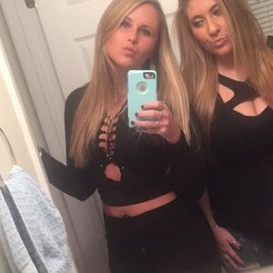 Forever 21 back crop top