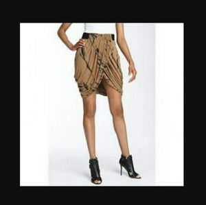L.A.M.B. Gwen stefani brown tie dyed skirt Rasta