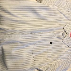 Boys quicksilver button down shirt