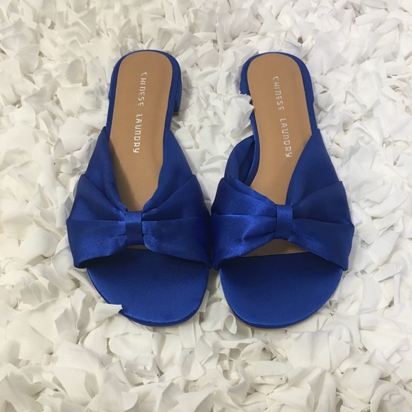 Chinese Laundry Satin Slippers - Picture 2 of 6