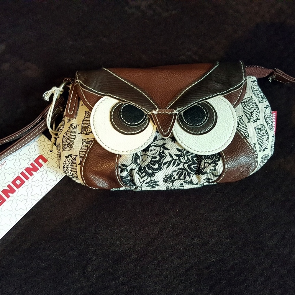 Unionbay Women's Junior's Owl Purse Wristlet