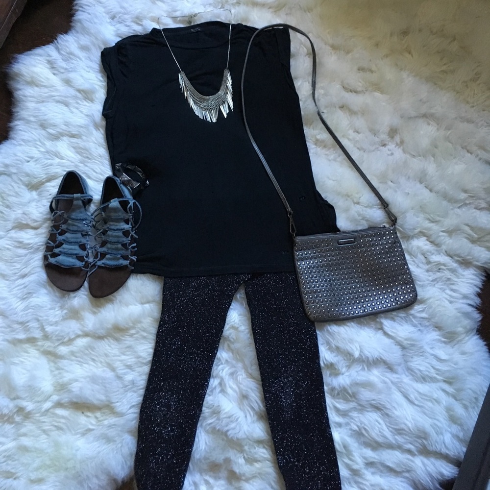 John Galt distressed and ripped muscle tee