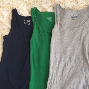 Set of Old Navy ribbed tanks