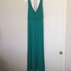 Teal maxi dress