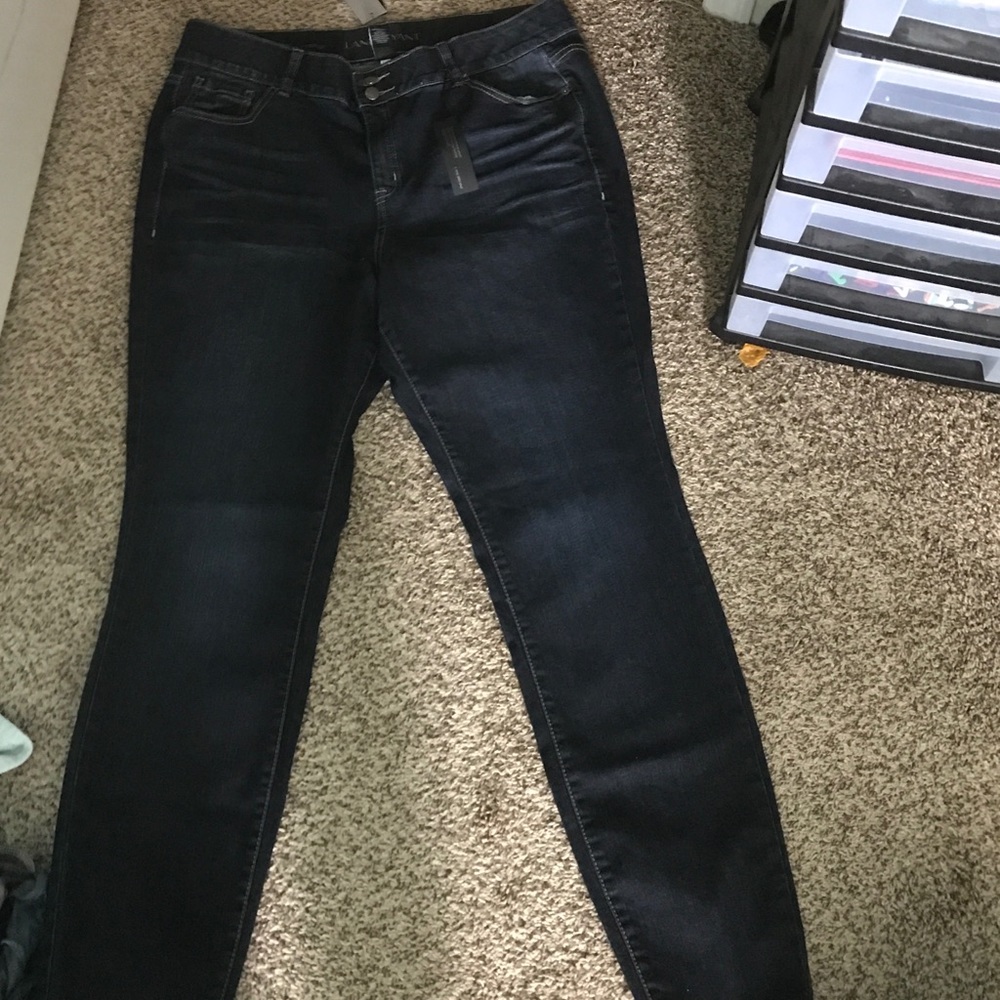 Lane Bryant Plus Size Dark Denim Jeans-NEVER WORN