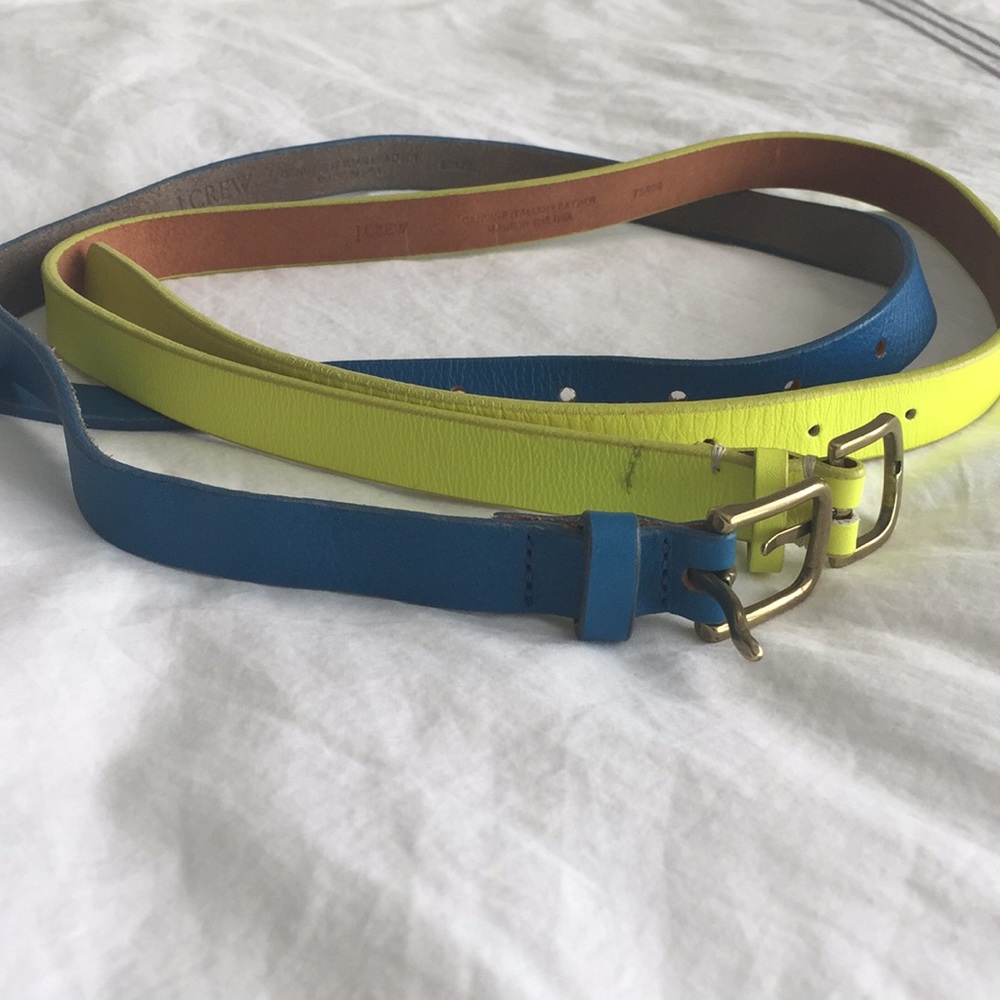 Jcrew XS belts -listing is for both