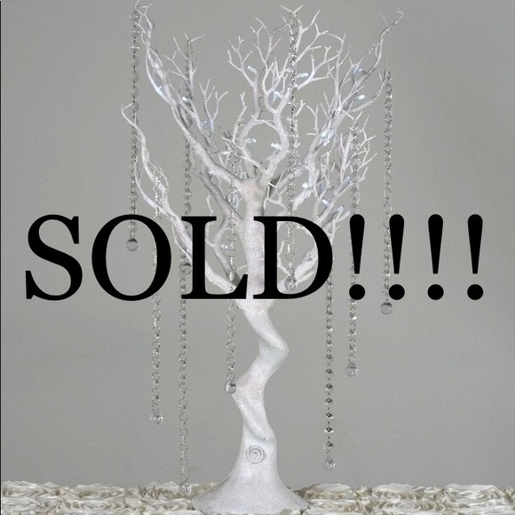 Two White Tree Decor - Picture 1 of 1