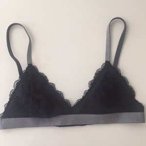 Black lace Bralette