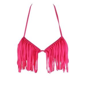 Pink Tori Praver bikini top