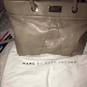 Marc Jacobs leather purse with shoulder strap.