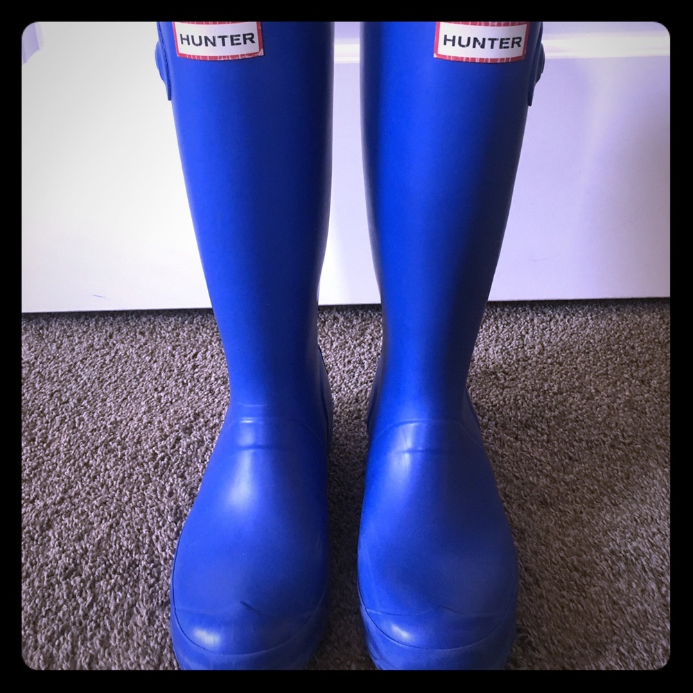 Hunter boots size 5