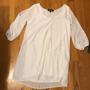 LuLu white flowy dress!