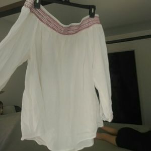 Gap off the shoulder top XL