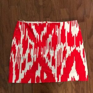 J. crew skirt - red and white