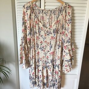 En Crème Floral Dress