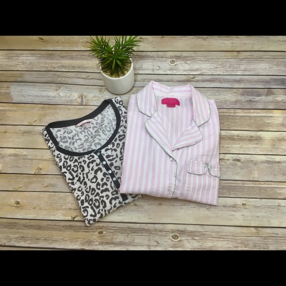 PAJAMA NIGHT SHIRT AND PAJAMA TOP BUNDLE SIZE XS/S - Picture 1 of 8