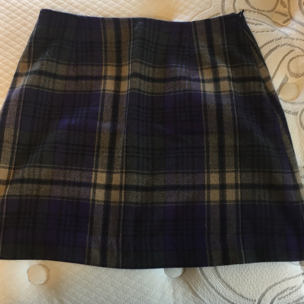 Plaid miniskirt