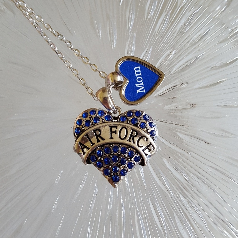 Air Force Mom or Wife Necklace