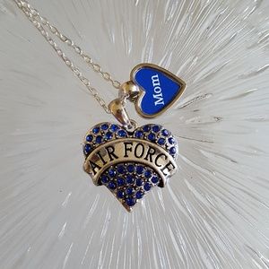 Air Force Mom or Wife Necklace