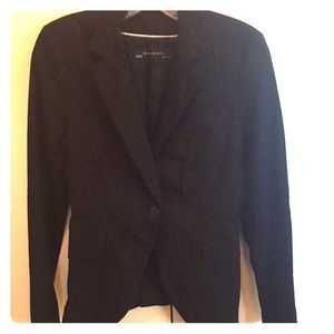 Zara basic blazer black