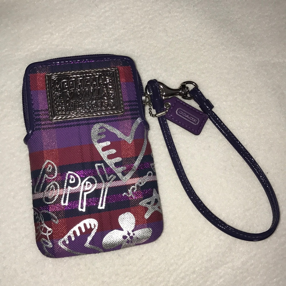 Coach Poppy Wristlet
