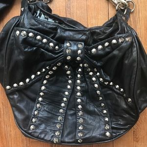 Betsy Johnson Studded Bow Bag