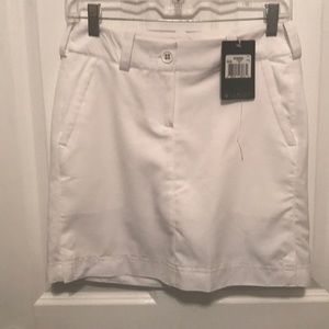 NWT White Nike Golf Skort